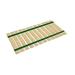 The Furniture King Wood Bed Slats Twin Size Closely Spaced For Specialty Bed Types Custom Width with Green Strapping Bed Frame Support Plank Boards 41 Wide