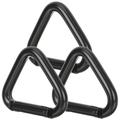 3Pcs Metal Carabiner Clip Mountain Climbing Buckle Aluminum Alloy Buckle Metal Carabiner