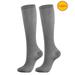 Ersazi Frilly Socks Women Women S Solid Color Compression Nylon Compression Calf Socks Athletic Mid Calf Socks On Clearance Gray S