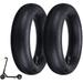 LNGOOR 8-1/2 x 2 Scooter Replacement Inner Tubes (2-Pack) For Xiaomi M365 Pocket Bikes Gas Scooters Mini Choppers Electric Scooters Mini Bikes Razor X-Treme Bladez Mobility Scooters