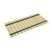 The Furniture King Wood Bed Slats Queen Size Closely Spaced For Specialty Bed Types Custom Width with Green Strapping Bed Frame Support Plank Boards 60.50 Wide