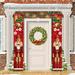 Christmas Nutcracker Nutcracker Banners - Life Size Soldier Model Nutcracker Porch Signs - Xmas Decor Banners for Indoor & Outdoor Home Wall Front Door Apartment Party