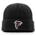 Men's Fanatics Branded Black Atlanta Falcons Cuffed Knit Hat