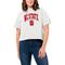 Women's League Collegiate Wear White NC State Wolfpack Intramural Midi Tri-Blend T-Shirt