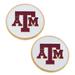 Women's CANVAS Style Texas A&M Aggies Enamel Disc Stud Earrings