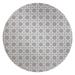 Gray 60 x 60 x 0.25 in Area Rug - CANE CLOUD Outdoor Rug By Kavka Designs Polyester | 60 H x 60 W x 0.25 D in | Wayfair MWODR-22816-5X5-KAV3263