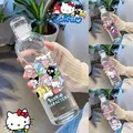 Bouteille d'Eau Sanurgente Hello Kitty Kuromi de 500ml avec Couvercle de Marqueur de Temps Gobelet