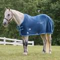 SmartPak Classic Fleece Cooler - XL (82 - 84) - Dark Ridge Blue w/Ridge Blue Trim & White Piping - Smartpak