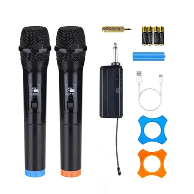 Microphone dynamique sans fil pour touristes karaoké VHF salle professionnelle pour chanter