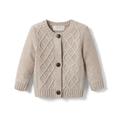 Baby-Grobstrickjacke mit RWS-Wolle