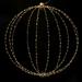 Vickerman 735756 - 400Ltx24" WW Tw Ball Tree Wire Slhouette (X23S224T) Christmas Window Decor