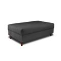 Pouf en tissu bouclette gris