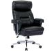High Back Executive Office Chair 300lbs-Ergonomic Leather Computer Desk Chair , Thick Bonded Leather Office Chair