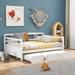 Daybed w/Trundle Bed Wooden Slats Support Modern Living Daybed