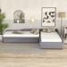 Twin Size Daybed w/Trundle, Upholstered Double Daybed, Daybed w/Drawer