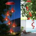 Christmas Clearance! SuoKom Solar Led Lights Wind Chime Light Spinners Spiral String Hanging Outdoor Garden