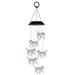 Meitianfacai Dog Solar Wind Chimes Outdoor Color Changing Solar Mobile Lights LED Solar Powered Wind Chimes for Home Party Yard Garden Window Decor Christmas Gifts