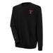 Men's Antigua Black Texas Tech Red Raiders Victory Pullover Sweatshirt