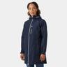 Helly Hansen Women's Long Belfast 3/4 Length Rain Jacket Navy XS