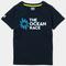 Helly Hansen Kids' and Juniors' Ocean Race Organic Cotton T-shirt Navy 122/7