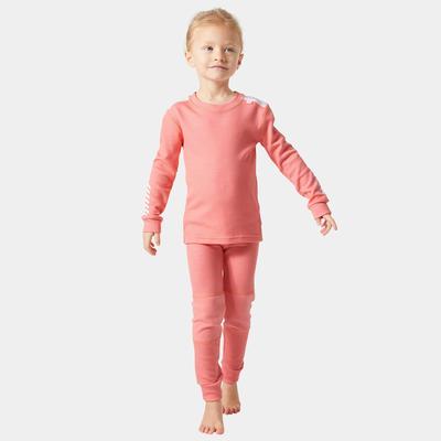 Helly Hansen Kids' LIFA® Merino Wool Base Layer Set Pink 128/8