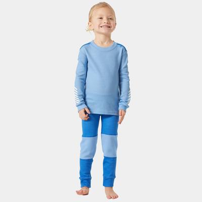 Helly Hansen Kids' LIFA® Merino Wool Base Layer Set Blue 116/6
