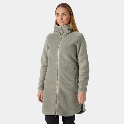 Helly Hansen Women's Imperial Long Pile Fleece Midlayer Jacket Grey XS
