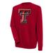 Men's Antigua Red Texas Tech Raiders Victory Pullover Sweatshirt