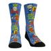 Unisex Rock Em Socks The Ren & Stimpy Show All-Over Icons Crew