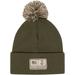 Men's Under Armour Green Navy Midshipmen Freedom Collection Cuffed Knit Hat with Pom