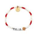 Little Words Project Ohio State Buckeyes Crystal Bracelet