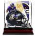 Rashod Bateman Baltimore Ravens Autographed Riddell Speed Mini Helmet with Deluxe Case