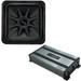 Kicker 44L7S154 Car Audio Solo-Baric 15 Subwoofer Square L7 Dual 4 Ohm Includes Harmony HA-A800.1 Mono Amplifier