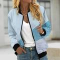 Bomber Jackets for Women 2023 Womens Lightweight Bomber Jackets Cropped Zip up Coats Trendy Quilted Jackets Casual Windbreaker Military Outerwear