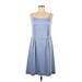 Lanvin en Bleu Cocktail Dress: Blue Dresses - Women's Size 38