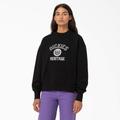 Dickies Women's Oxford Sweatshirt - Black Size S (FWR15)