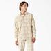 Dickies Men's Alma Corduroy Shirt - Light Plaid Size S (WLR51)