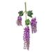 WOXINDA Hanging Artificial Flowers Outdoor 12 Pieces Wisteria Artificial Flower Bushy Silk Vine Ratta Hanging Decoration