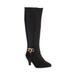 Wide Width Women's The Rosey Wide Calf Boot by Comfortview in Black (Size 8 W)