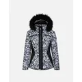 Women's Regatta Womens/Ladies Julien Macdonald Mastery Animal Print Ski Jacket - Multi/White - Size: 16 uk