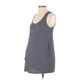 A Pea in the Pod Tank Top Blue Print Scoop Neck Tops - Women's Size Small Maternity