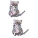 ibasenice 2pcs Elephant Plush Backpack Toddler Backpacks Anti Lost Safety Harness Backpack Baby Sling Toddler Sling Carrier Kids Backpacks Kids Harness Backpack Toddler Harness Backpack Mini