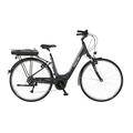 Fischer E-Bike City CITA 1.5 Elektrofahrrad für Damen und Herren, RH 44 cm, Mittelmotor 65 Nm, 36 V Akku, Granitgrau, 44cm-418Wh
