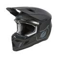 O'NEAL | Motocross-Helm | MX Enduro | ABS-Schale, Lüftungsöffnungen für optimale Kühlung | 3SRS Youth Helmet SOLID V.24 | Jugendliche | Schwarz | Größe L