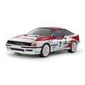 Tamiya 47491 1:10 RC Toyota Celica GT-Four TT-02 Painted Remote Control Car, RC Vehicle, Model Building, Kit for Assembly, Hobby, Crafts, RC Model Making