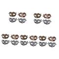 Holibanna 20 Pcs Leopard Pvc Mask Woman Dance Lace Masks Cosplay Animal Mask Half Mask Halloween Mardi Gras Masks Photo Props Mask Venetian Masks Fancy Dress Masks Clothing Miss Venice