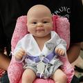 Miaio 14" Boy Realistic Soft Silicone Newborn, Real Full Body Reborn Baby Dolls, Not Vinyl Dolls - 81