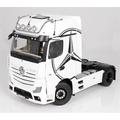 FloZ for NZG for Mercedes for Benz Actros GigaSpace 4x2 white with star 1/18 Truck Pre-built Model