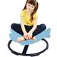 Sensory Toy Spinning Fish，Kids Swivel Chair Sensory Swing for Autism, Sit and Spin Chair Training Body Coordination Sensory Balance Training Seat Kid Spinning Carousel, Ages 3-12 (Light Blue)