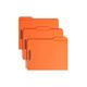 Smead Fastener File Folder, 2 Fasteners, Reinforced 1/3-Cut Tab, Letter Size, Orange, 50 per Box (12540)